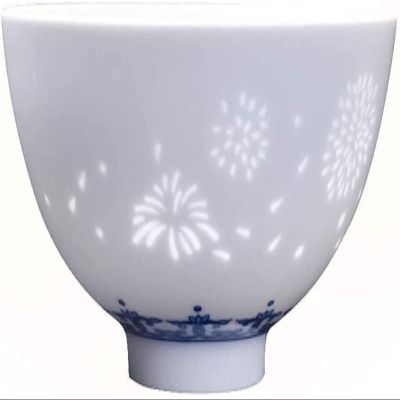 Blue and White Ceramic Cereal Bowl Set