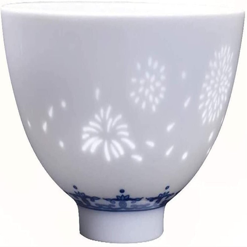 Blue and White Ceramic Cereal Bowl Set