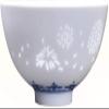Blue and White Ceramic Cereal Bowl Set view 1