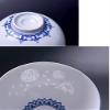Blue and White Ceramic Cereal Bowl Set view 3