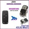 Jane All Black-Compatible 4-Channel Remote Control Clone, 433.92 MHz Fixed Code view 2