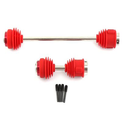 Integy CNC-Machined Alloy Center Driveshafts with Dust Boots for Brushless E-Revo 2.0