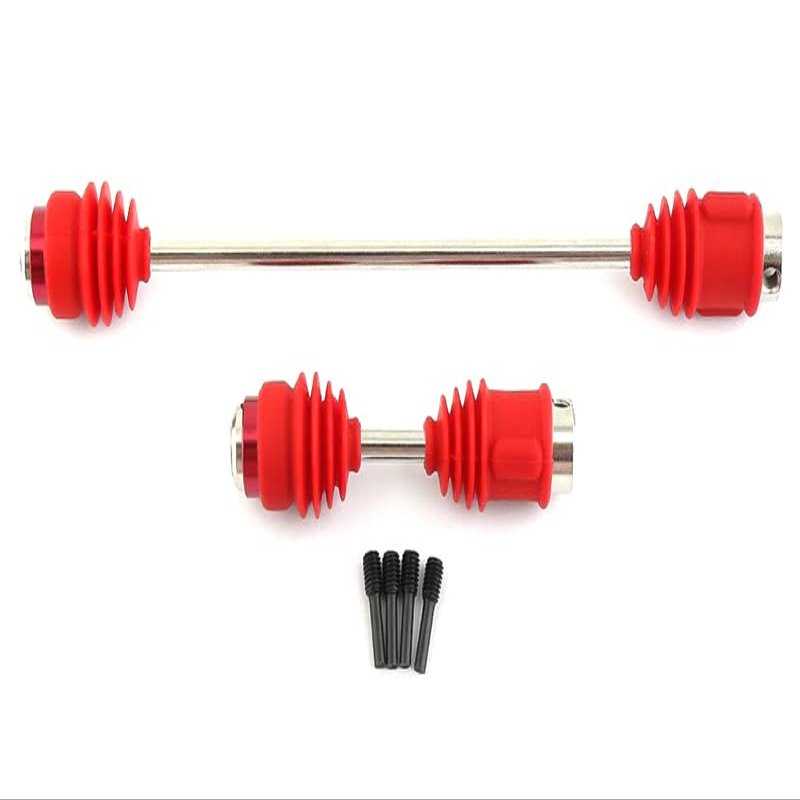 Integy CNC-Machined Alloy Center Driveshafts with Dust Boots for Brushless E-Revo 2.0