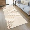 Long Hallway Runner Rug, Non-Slip Washable Abstract Polyester, 70 x 500 cm view 3