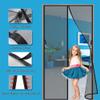 LZHBD Magnetic Screen Door, 285 x 215 cm, Black, L view 3