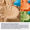 Rectangular Sun Shade Sail 5.5 x 6 m, Water- and Wind-Resistant, Tear-Resistant, Light Gray view 3