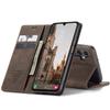 mvced Phone Case Compatible with Samsung Galaxy A24 4G, Premium Leather Flip Case with Stand Function, Coffee view 3