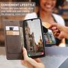 mvced Phone Case Compatible with Samsung Galaxy A24 4G, Premium Leather Flip Case with Stand Function, Coffee view 4
