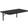 AKKE Folding Wall-Mounted Table, 31.5 x 15.7 in, Black view 1