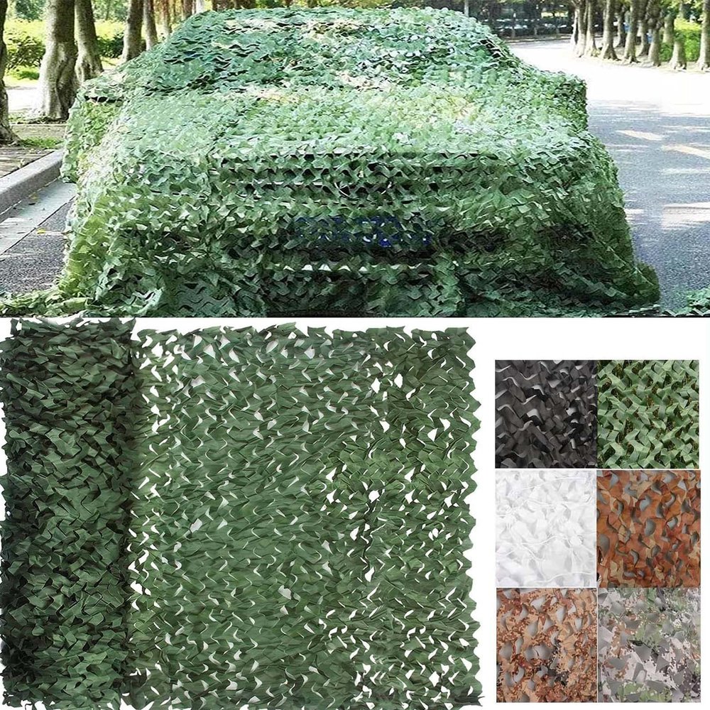 DGSFES Green Camouflage Net, 1.5 x 7 m