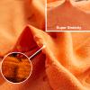 ZCXRYFL Stretch Sectional Sofa Cover, L-Shape 2-Seater + 2-Seater, Orange view 3
