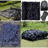 DGSFES Black Camouflage Net with Sun Protection, 4 x 4 m view 2