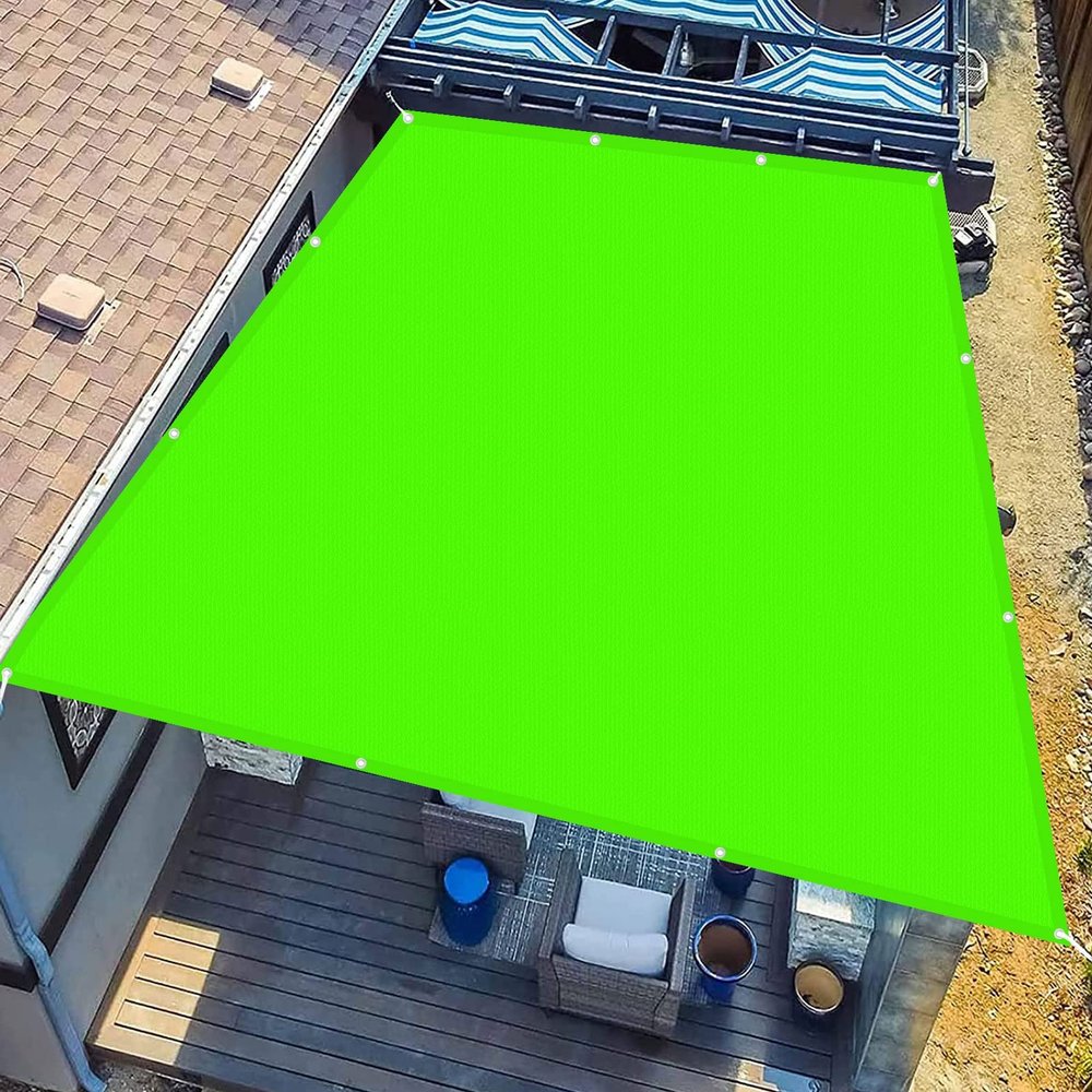Rectangular Sun Shade Sail 3 x 3.5 m, Green
