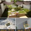 Geovne Brown Retractable Wave Shade Sail, HDPE, 95% Shade, 1.5 x 10 m view 4