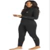 Billabong Women's Synergy 4/3mm Back-Zip Wetsuit ABJW100133 - Wild Black, Size 16 view 3
