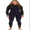 Billabong Women's Synergy 4/3mm Back-Zip Wetsuit ABJW100133 - Wild Black, Size 16 view 4