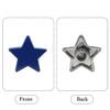 12 mm Silver Metal Star Screw-Back Rivets, 5 Sets view 4