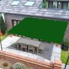 Garden Shade Sail 1 x 2.2 m, Dark Green, 98% UV Protection view 1