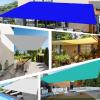Garden Shade Sail 1 x 2.2 m, Dark Green, 98% UV Protection view 2