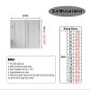 DAKAJA Solid Wood Saloon Swing Door for Hallways, Cafés, Bars, Bathrooms, Balconies and Kitchens, 95 x 90 cm view 2