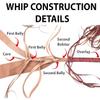 Kangaroo Leather Bullwhip, 16-Plait, 6 ft (1.8 m) view 2