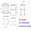 SCHIK 100-Pack 6 x 6 x 4.3 mm PCB Momentary Tactile Push Button Switches, 4-Pin DIP view 3