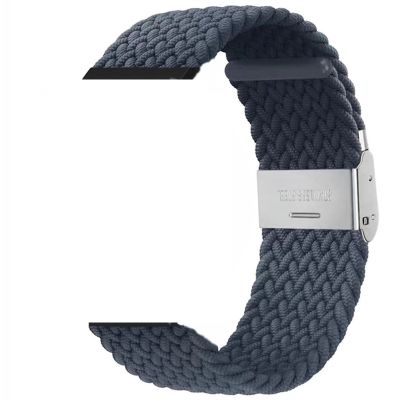 BANDKIT Braided Nylon Watch Band with Elastic Buckle for Garmin Fenix 7/7X, 6/6X Pro, 5X/5, 3HR, 945, S60 and S62, QuickFit 22 mm, Agate