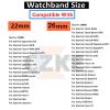 BANDKIT Braided Nylon Watch Band with Elastic Buckle for Garmin Fenix 7/7X, 6/6X Pro, 5X/5, 3HR, 945, S60 and S62, QuickFit 22 mm, Agate view 2