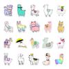100 Alpaca Stickers for Water Bottles, Laptops, Phones, Guitars, Skateboards, Luggage & Bikes view 4