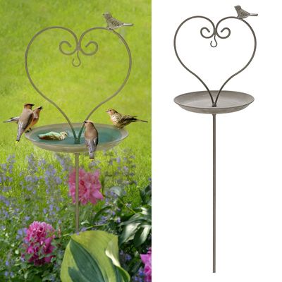 Garden Stake Bird Feeding Station, 16.5 x 110 cm, Metal