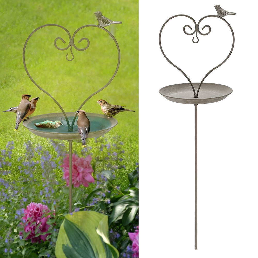 Garden Stake Bird Feeding Station, 16.5 x 110 cm, Metal