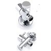 Wall-Mounted Chrome Bidet Sprayer Kit with Spring Hose view 2