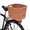 Tigana Wicker Bicycle Rear Rack Basket, Square, 44 x 34 cm, Natural (44-N) view 2