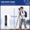 Fotopro Horizontal Camera Tripod, 184 cm, 360° Ball Head, 2-in-1 Tripod and Monopod view 3