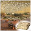 IRUGS Beige Camouflage Shade Net for Balcony, Awning or Pergola, 3 x 9 m view 1