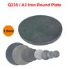 STORKY 1.5 mm Q235/A3 Carbon Steel Round Plate, 100 mm Diameter, 4 Pieces view 2