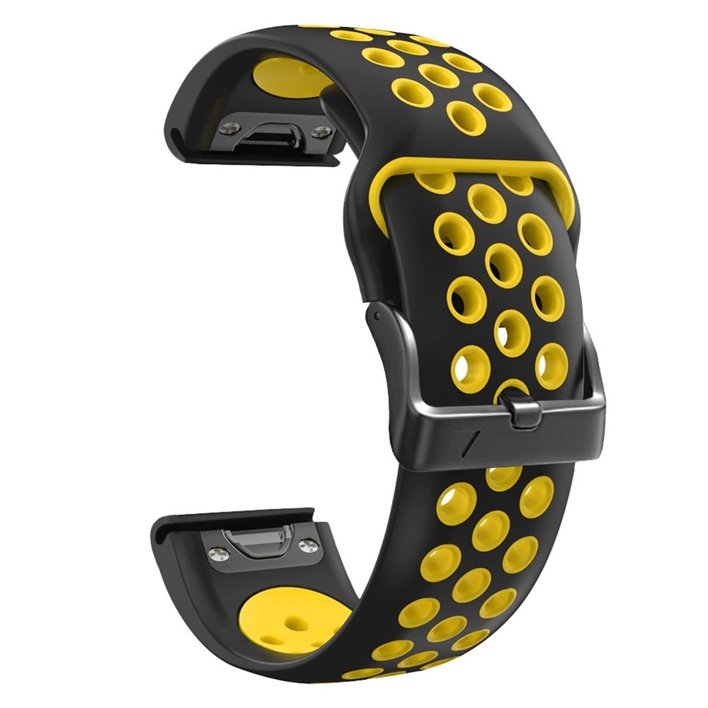 AEMALL Silicone Watch Band for Garmin Fenix 6/6S/6X Pro, 5X, 5, 5 Plus, 3 HR, 935 and S60, 22 mm, Agate