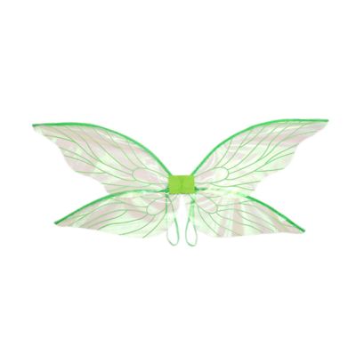 DAZZLEEX Colorful Cicada Wings Costume, Green