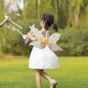 DAZZLEEX Colorful Cicada Wings Costume, Green view 3