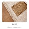 Set of 6 Washable Dark Blue Jacquard Placemats view 4
