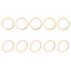 DTGN 25 x 31 x 1 mm Flat Copper Sealing Washers, 10-Pack, for M24 Bolts view 1