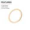 DTGN 25 x 31 x 1 mm Flat Copper Sealing Washers, 10-Pack, for M24 Bolts view 3