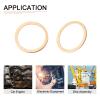 DTGN 25 x 31 x 1 mm Flat Copper Sealing Washers, 10-Pack, for M24 Bolts view 4