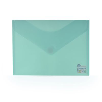 Office Box File Folder with Hook-and-Loop Closure, A4+/Folio, Ref. 90105, Blush Pastel Soft-Touch, 10-Pack