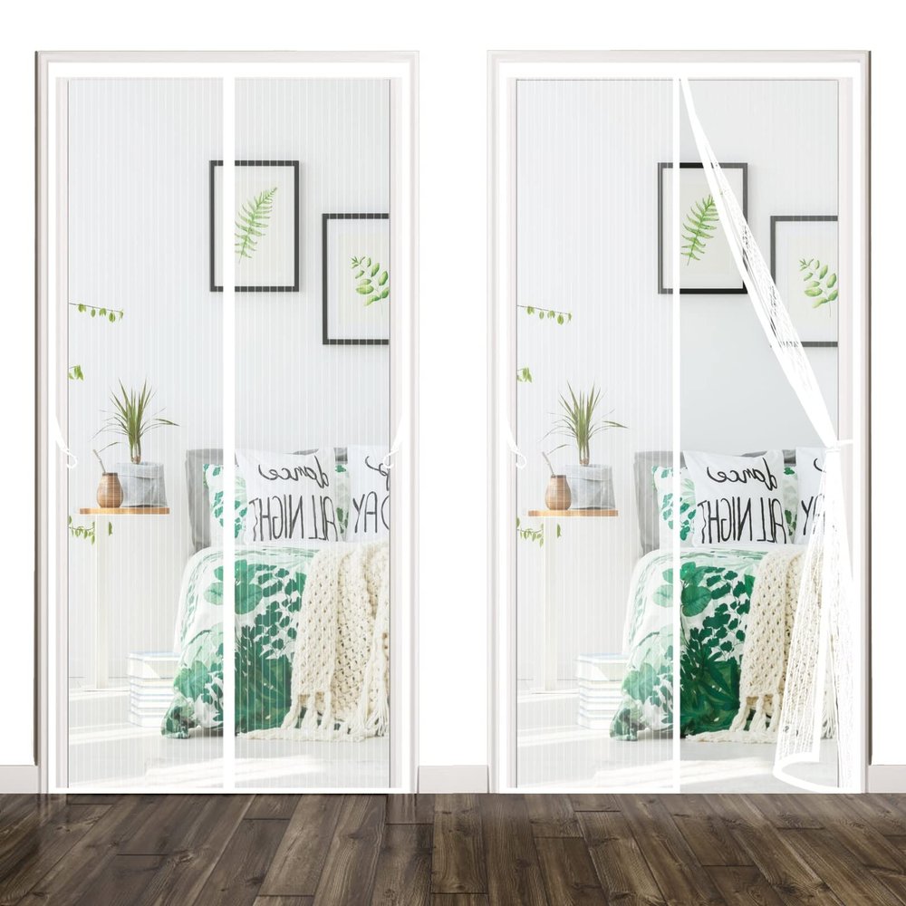 Magnetic Insect Screen Door 125 x 225 cm, Pet- and Child-Friendly