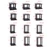 Speaker Stand Floor Stand Audio Thick Desktop Speaker Base Sound Mount Stand with Spikes and Pads for Bookshelf Speakers (Size: 40-C) view 2