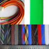 10 m PET braided expandable cable sleeve, 2–40 mm, insulated protection, blue-gold, 14 mm view 4
