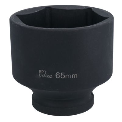 65 mm 3/4-Inch Drive Metric Shallow 6-Point Impact Socket