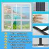Magnetic Insect Screen Curtain 130 x 130 cm, White view 2