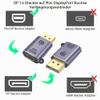 QIANRENON DP to Mini DisplayPort Adapter, 8K@60Hz DP 1.4 Male to Mini DP Female, 2-Pack view 2